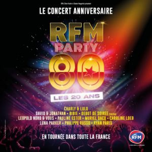 RFM Party 80 – Le Concert Anniversaire – Les 20 Ans – Tournée – Limoges