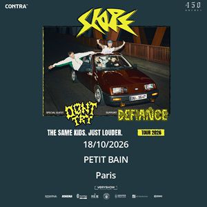 Slope – Tournée – Paris