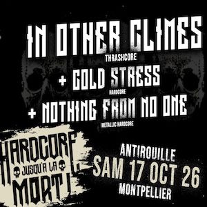 EX TENEBRIS LUX : IN OTHER CLIMES, COLD STRESS, NOTHING FROM NO O