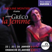 Caroline Montier chante Juliette Gréco - Théâtre de l'Essaïon, Paris