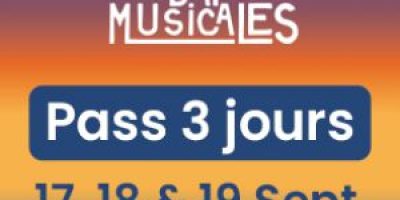 LES VENDANGES MUSICALES - PASS 3 JOURS